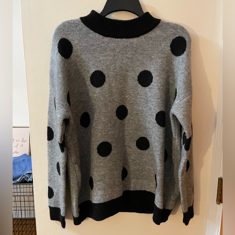 NWOT Polka Dot Sweater